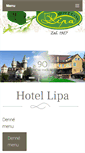 Mobile Screenshot of hotel-lipa-bojnice.sk